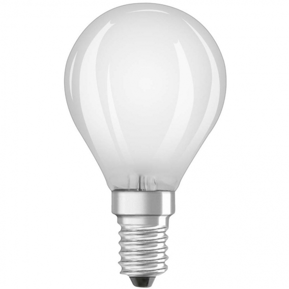 Bellalux LED Classic P40 Filament Lampe E14 Leuchtmittel 4W＝40W Warmweiß matt