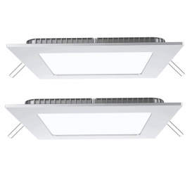 More about 2er Set LED Panels in weiß zur Deckenmontage VT-307