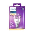 Philips LED Lampe ersetzt 40 W, E14, warmweiß, klar