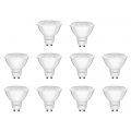 10x Sparset 5W GU10 LED Leuchtmittel SMD 120° Grad 360 Lumen Spot Strahler Lampe Warmweiß