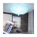 Moderne RGB LED Deckenleuchte im runden Design