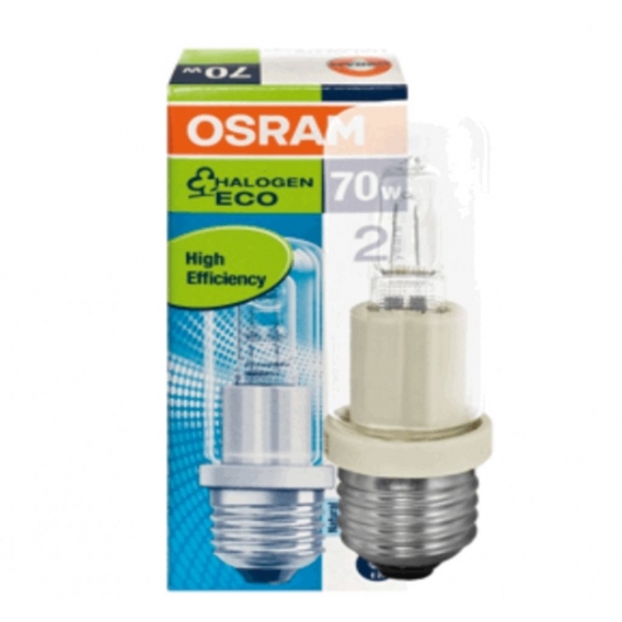 Osram Quarz-Halogen-Lampe E27 T clear ECO HALOLUX CERAM 70W [Energieklasse D]