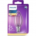 Philips LEDclassic B35 Leuchtmittel Kerze E14, 250lm, 2W, klar, ww,E14,A++,57385300