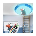 RGB LED Wandleuchte Deckenlampe für Kinder mit Pinguin Motiv