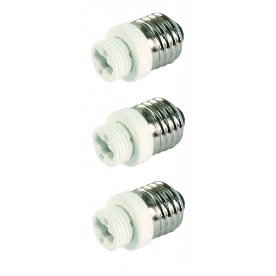 Adapter von E27 auf Sockel G9 Porzellan 12er Pack -＃2336