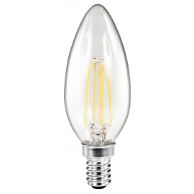 More about LED Filament Kerzenlampe McShine "Filed", E14, 2W, 200 lm, warmweiß, 2700K, klar