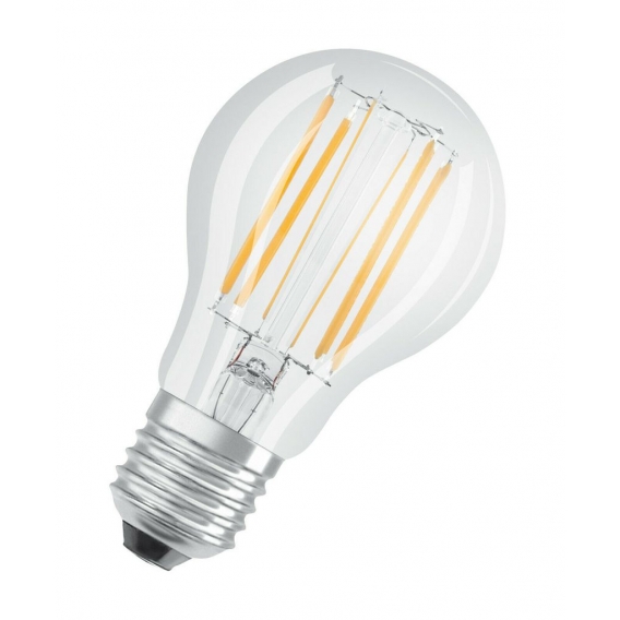 Osram LED Filamentlampe Birnenform 7,5 Watt E27 827 warmweiß extra klar dimmbar