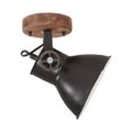 Eleganter - HOMMIE Wand-/Deckenlampen Industriestil 2 Stk. Schwarz 20x25 cm E27 - Praktischen Design für Garten & Zuhause,20 x 2