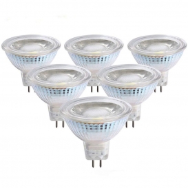 More about 6 Stück 5W MR16 LED Glühbirne AC/DC12V COB Lampe Leuchtmittel Kaltweiß