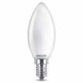 Philips LED Lampe ersetzt 40 W, E14 Kerzenform B35, weiß, warmweiß, 475 Lumen, dimmbar, 1er Pack