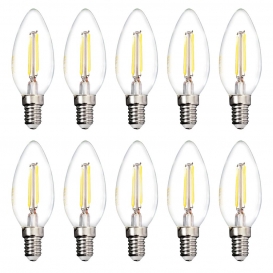 More about 10er SET E14 LED Leuchtmittel 4W 230V warmweiß 3000K Ø36mm Lampen Filament Retro 400 Lumen