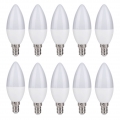 10er SET E14 LED Leuchtmittel 5W 230V warmweiß 3000K Ø37mm Lampen Filament Keramik 400 Lumen