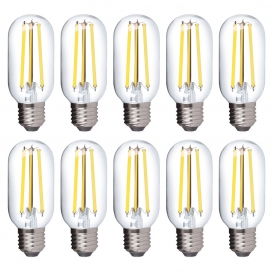 More about 10x E27 LED Leuchtmittel 10W 230V neutralweiß 4000K Form T45 Ø45mm Lampen Filament Retro 1525 Lumen 10er Pack