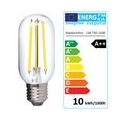 10x E27 LED Leuchtmittel 10W 230V neutralweiß 4000K Form T45 Ø45mm Lampen Filament Retro 1525 Lumen 10er Pack