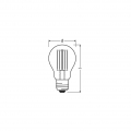 Osram Ledpcla100 11W/827 2 Ledpcla100 11W/827 230V Fil E2710X1Osram