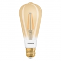 Ledvance Smart+ LED Filament Leuchtmittel Edison ST64 6W ＝ 55W E27 680lm Gold Extra Warmweiß 2400K dimmbar Zigbee