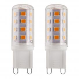 More about 2 Stück Flimmerfreier G9 LED Lampe 3W LED Licht Warmweiß 3000K AC 220-240V 330lm Ersatz 20W Halogen 28x 2835 SMD