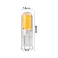 2-er Pack G9 Mini COB LED Licht 4W LED Lampen Mit PC Mantel Ersetzt 30W Halogen 220-250LM Warmweiß AC 220-240V