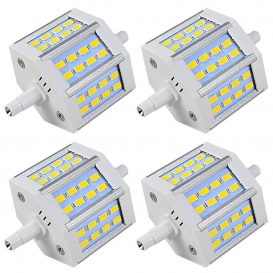 More about 4 Stück R7s-J78 78mm 6.5W LED Flutlicht 24x5730 SMD Leuchtmittel Mit Aluminuium Mantel (400LM, Warmweiß 3000K, 200º Abstrahlwink