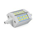 4 Stück R7s-J78 78mm 6.5W LED Flutlicht 24x5730 SMD Leuchtmittel Mit Aluminuium Mantel (400LM, Warmweiß 3000K, 200º Abstrahlwink