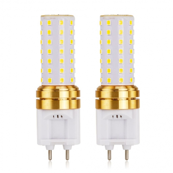 2Pcs G12 10W LED Licht 70x 2835 SMD LED Glühbirne 1100lm Ersetzt 80W Halogenlicht AC 85-265V Kaltweiß