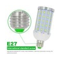 2 Stück E27 21W LED Dimmbare Maislampe 75x 5730 SMD LED Birnenlampe Mit Aluminiumplatte AC 220-240V In Kaltweiß Energiesparlampe