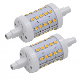 More about 2er-Pack R7s J78 LED Flutlicht 5W Leuchtmittel Nicht Dimmbar Ersatz 40W Halogenlampen Warmweiß 3000K 450 Lumen 360 Grad Winkel A