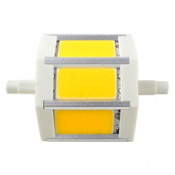 2X R7S 78mm COB LED 6W T3 Lampe J78 kurze Birne AC220-240V Doppelseitiger J Typ Glühlampen 60W Halogenlampe Flutlicht Ersatz, fü