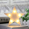 LED neon modeling lights, ornaments night lights, Christmas decoration night lights (small five-pointed star (white))