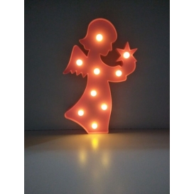 More about LED neon modeling lights, ornaments night lights, Christmas decoration night lights (angel light (pink))