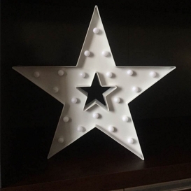 More about LED neon lights, ornaments night lights, Christmas decoration night lights (big five-pointed star (white))