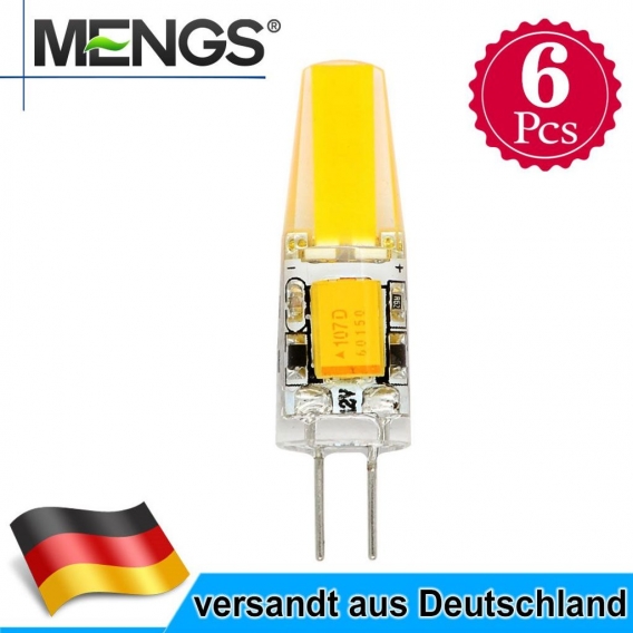 6X G4 3W＝20W LED COB Stiftsockellampe Leuchtmittel Glühbirne Lampe AC/DC 12V 150LM Warmweiß