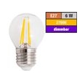 LED Filament Tropfenlampe McShine "Filed", E27, 6W, 600 lm, warmweiß, dimmbar