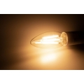 LED Filament Kerzenlampe McShine "Filed", E14, 6W, 600 lm, warmweiß, dimmbar