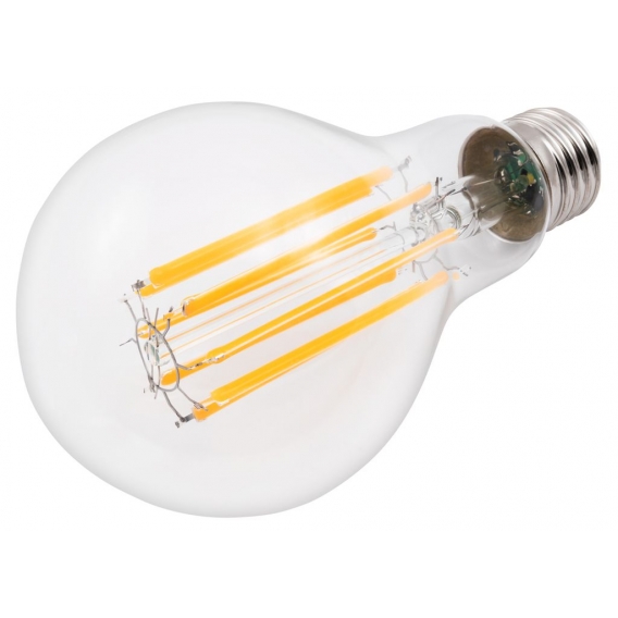 LED Filament Glühlampe McShine "Filed", E27, 18W, 2500lm, warmweiß, klar