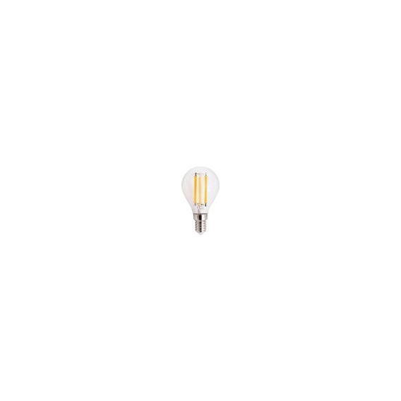 LED Filament Tropfenlampe McShine "Filed", E14, 6W, 806 lm, warmweiß, klar