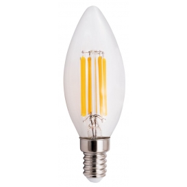 More about LED Filament Kerzenlampe McShine "Filed", E14, 6W, 806 lm, warmweiß, klar