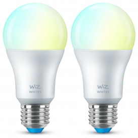 More about WiZ LED Smart Leuchtmittel in Weiß E27 A60 8W 806lm 2700-6500K 2er-Pack