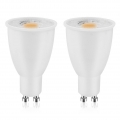 2x GU10 15W LED Scheinwerfer Flimmerfrei Strahler AC90-265V Energiesparlampe Warmweiß