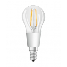 More about LEDVANCE Smarte LED-Lampe mit Wifi Technologie, Sockel E14, Dimmbar, Warmweiß (2700K), Tropfenform, Klares Filament, Ersatz für 
