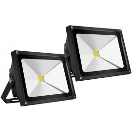 More about 2pcs 50W LED Fluter,Greenmigo IP65 Wasserdicht Schwarz Kaltweiß 120° LED Außenstrahler Fluter Flutlicht AC 85-265V Tageslichtwei