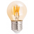 LED Filament Tropfenlampe McShine "Retro", E27, 1W, 90lm, warmweiß, goldenes Glas