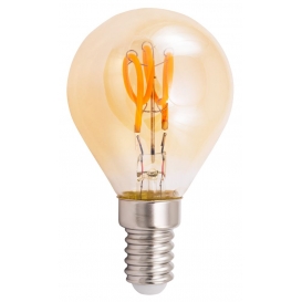 More about LED Filament Tropfenlampe McShine "Retro", E14, 1W, 90lm, warmweiß, goldenes Glas