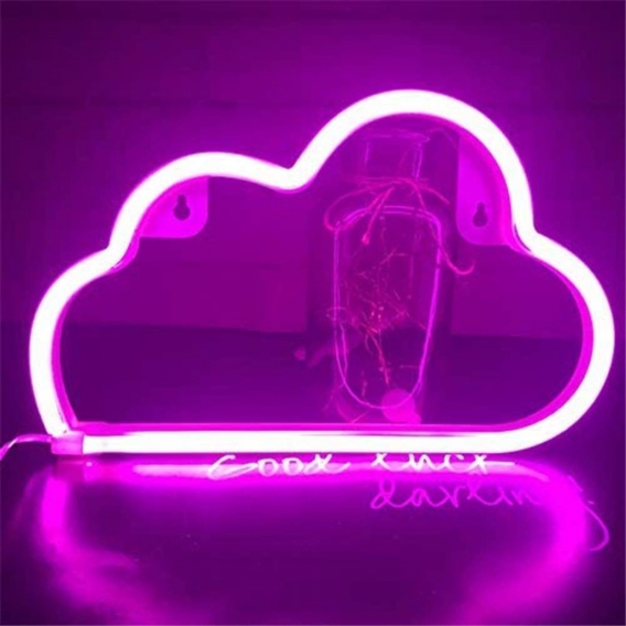 Wolkenrosa Neonlicht 30 * 19cm