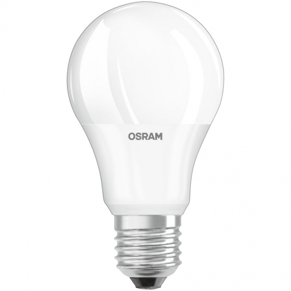 Osram LED E27 8.5W 806LM 2PACK LED-Lampe, Birnenform, Sockel E27, 8,5 Watt, Neutralweiß, 4000 K, Energieeffizienzklasse A+