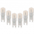 6x G9 LED Glühbirne Warmweiß Halogen Leuchtmittel SMD 2835 AC220V Dimmbar Birne, 3W