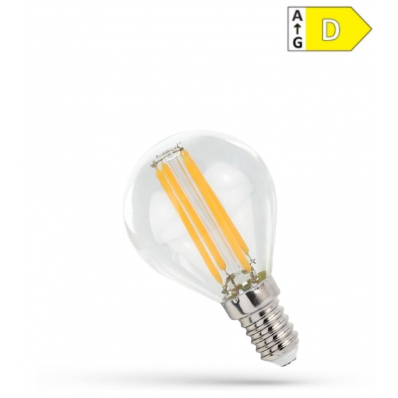 LED Filament E14 G45 Tropfen Klar 6W ＝ 62 Watt 850lm 300° Retro Warmweiß 2700K