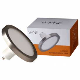 More about SHYNE LED GU10 Panelleuchtmittel, 90mm, dimmbar in Nickel