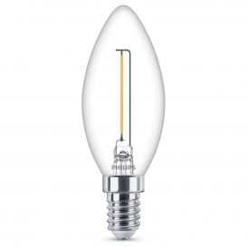 More about Philips LED Lampe ersetzt 15W, E14 Kerze B35, klar, warmweiß, 136 Lumen, nicht dimmbar, 1er Pack