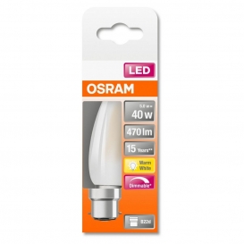 More about OSRAM LED SUPERSTAR CLASSIC B 40 BOX DIM Warmweiß Filament Matt B22d Kerze